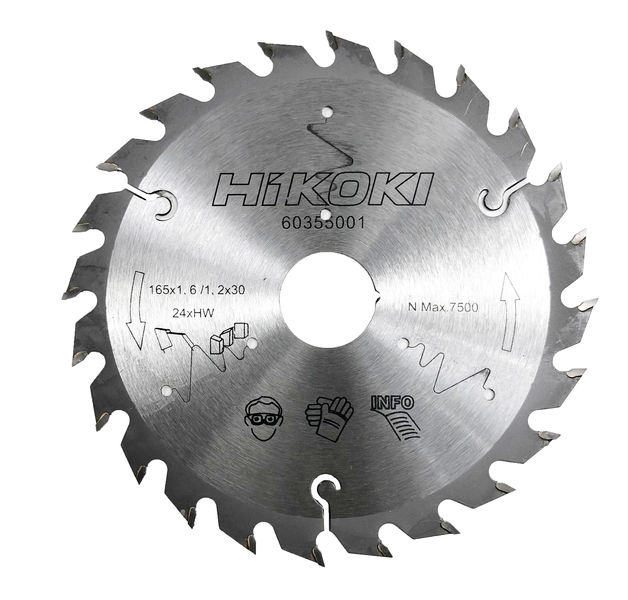SIRKELSAGBLAD TCT 125X1.6MM 24T 20 HIKOKI 20MM HULL