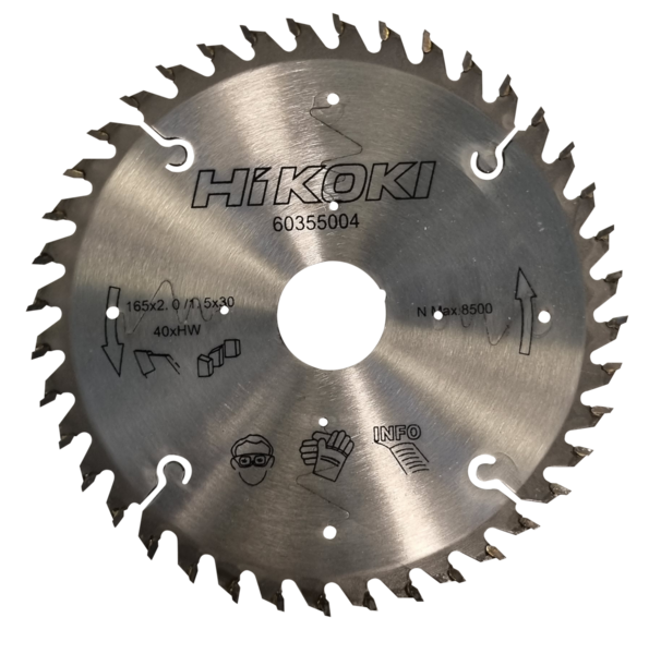 SIRKELSAGBLAD TCT 165X2.0MM 40T 30 HIKOKI 30MM HULL
