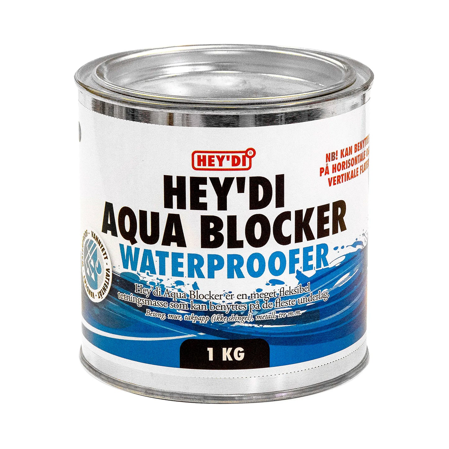 HEYDI AQUA BLOCKER 1KG MEMBRAN TETNINGSMASSE F/VERTIKALE FLAT