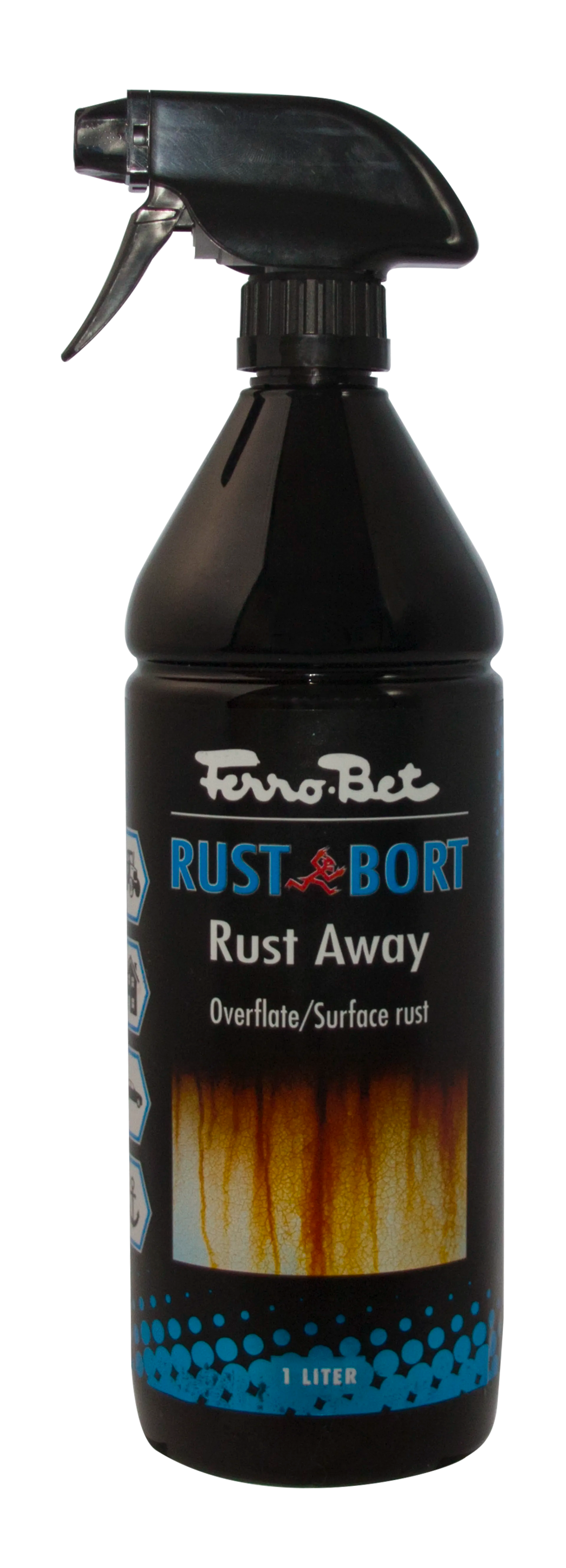 FERRO-BET RUST-BORT 1L FJERNER RUSTRENDER. RENSER BET