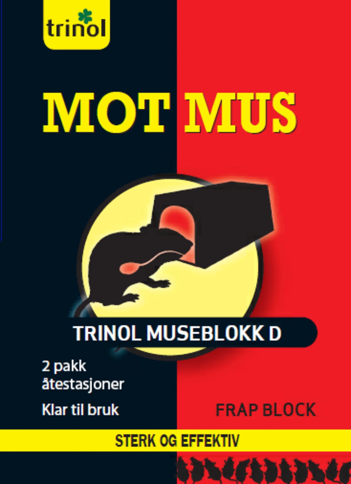 TRINOL MUSEBLOKK D-FRAP BLOCKFRAP BLOKK 2-PAK
