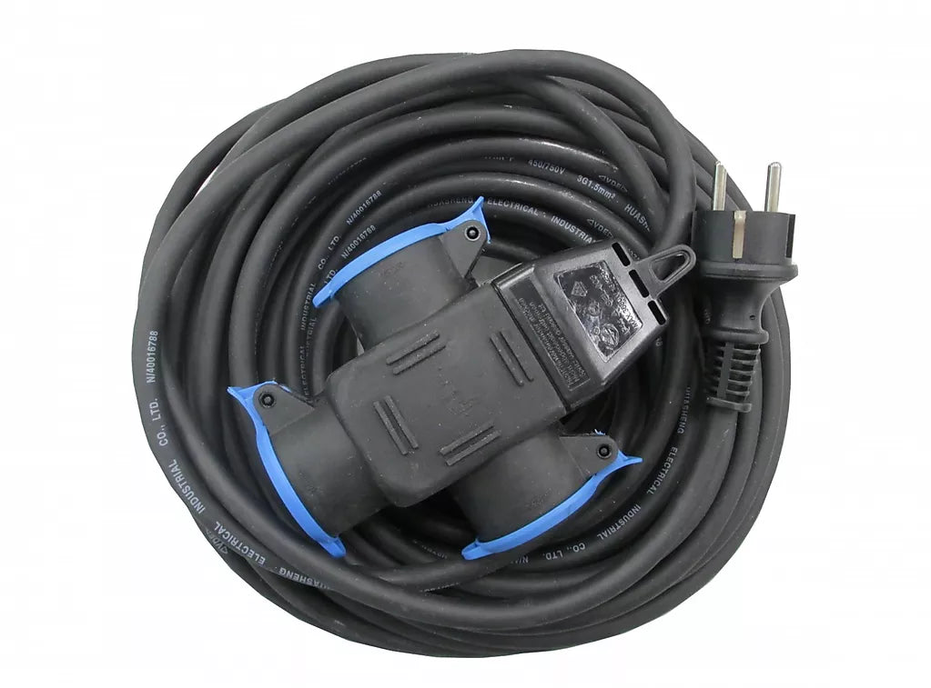 SKJØTELED 3U GUMMI 25M 2.5MM