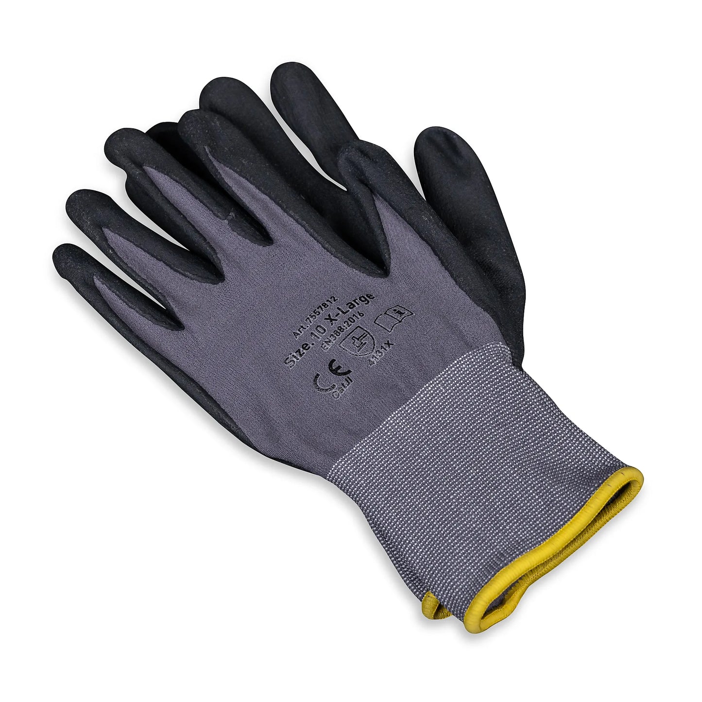 HANSKER 15G NYLON/SPANDEX LINER10 MICRO FOAM NITRILE PAL