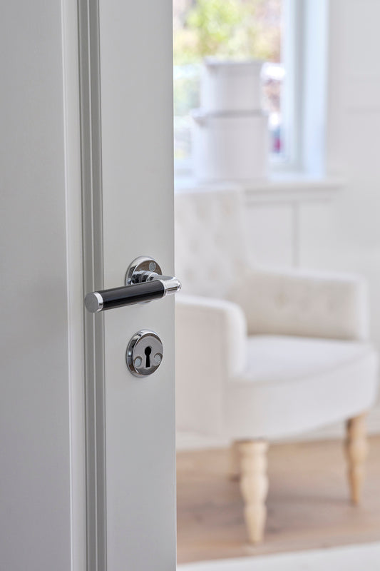 DØRVRIDER A383 INNV SORT/KROM SB DT 38-42 MM