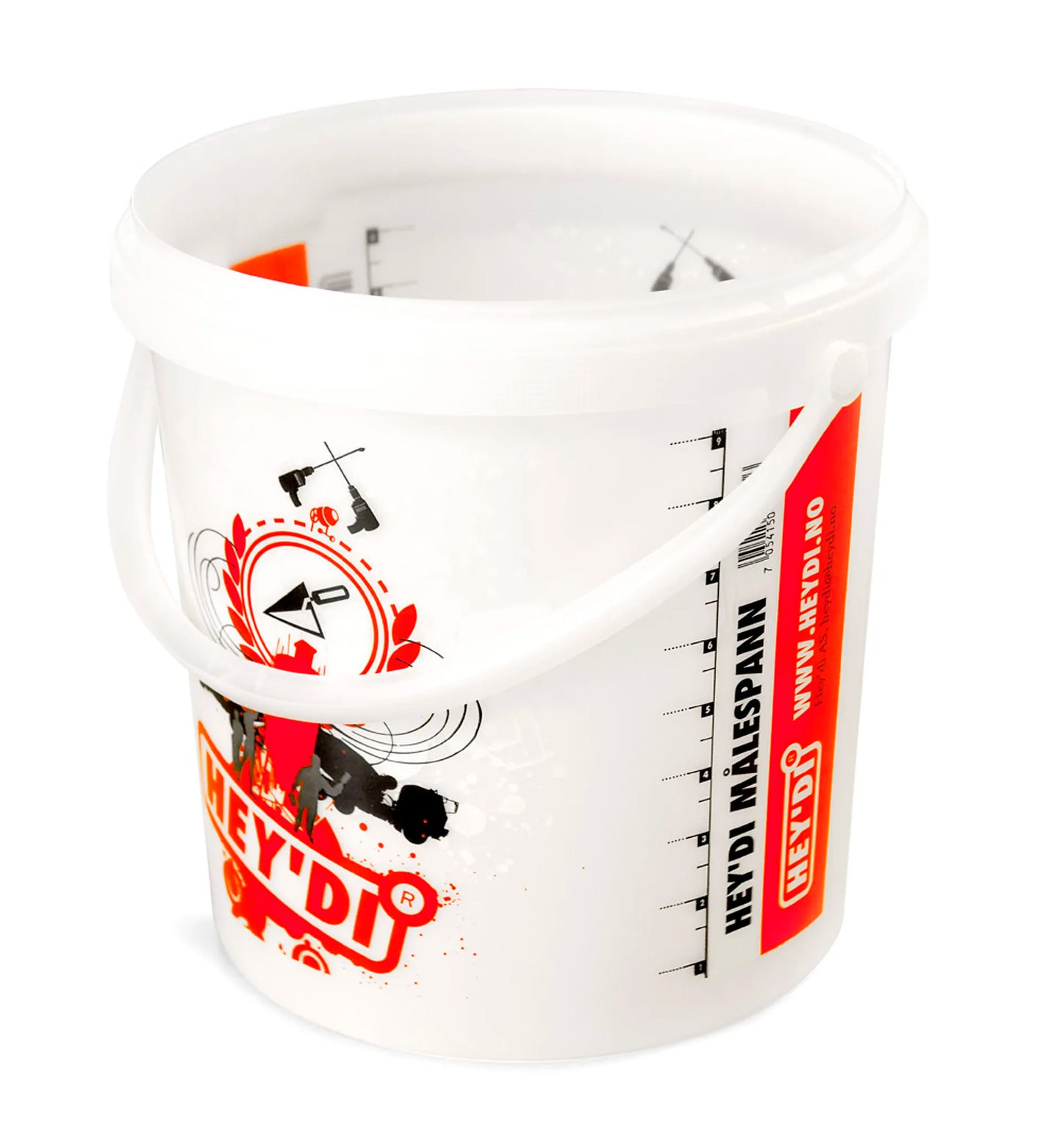 HEYDI MÅLESPANN 10LTR MÅLESPANN