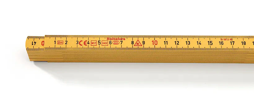 METERSTOKK GLF G59-2-10 GLASSFIBER METRISK GUL HULTAFO