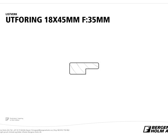 FURU 18X045 UTFORING LAM MALT 4400 FORING HVITMALT M 20 MM F
