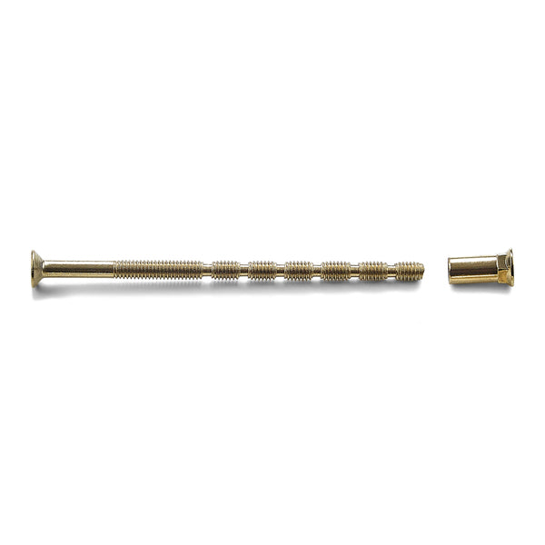 KAPPESKRUE SETT M4X75 PVD MESS SB HYLSE MED SEKSKA