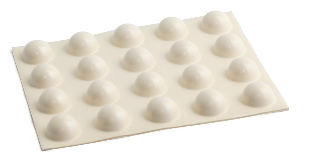 BUFFERT 5017 SELVKLEBENDE HVIT SB 20 STP PR BRETT 17X17X6MM