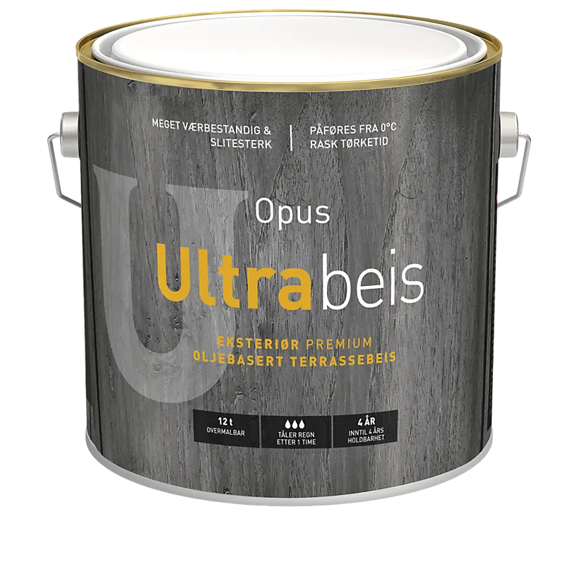 OPUS ULTRABEIS BASE GUL 2.7L HØYKVALITET OLJEBASERT TERRASS