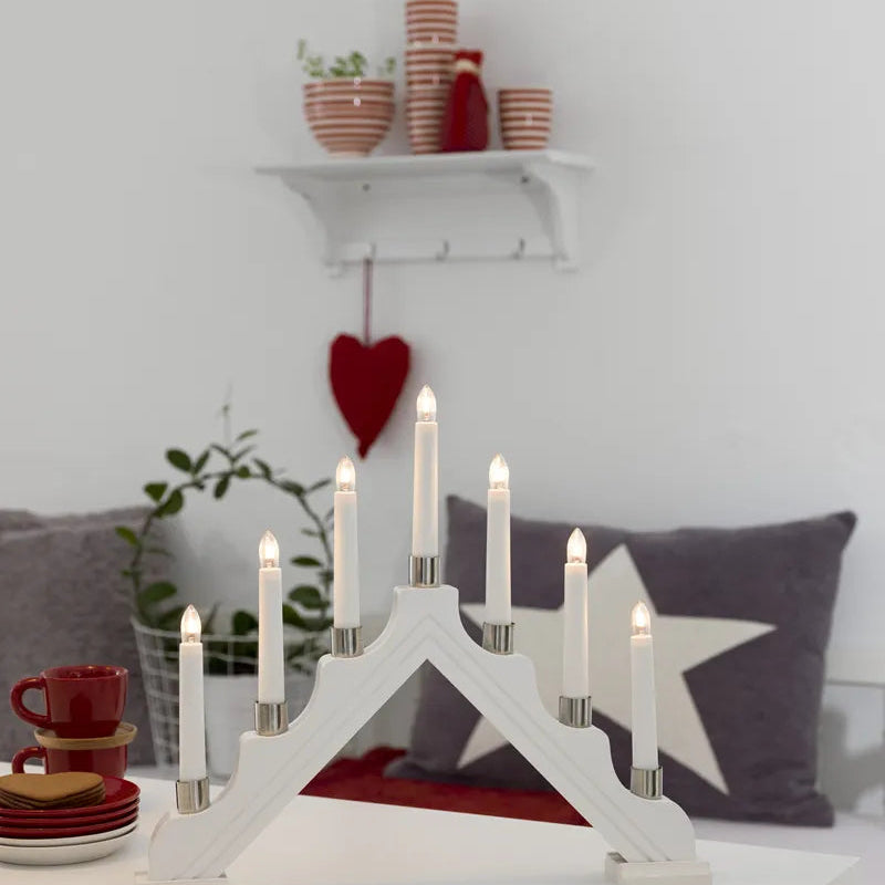 ADVENTSSTAKE TRE 1041 HVIT