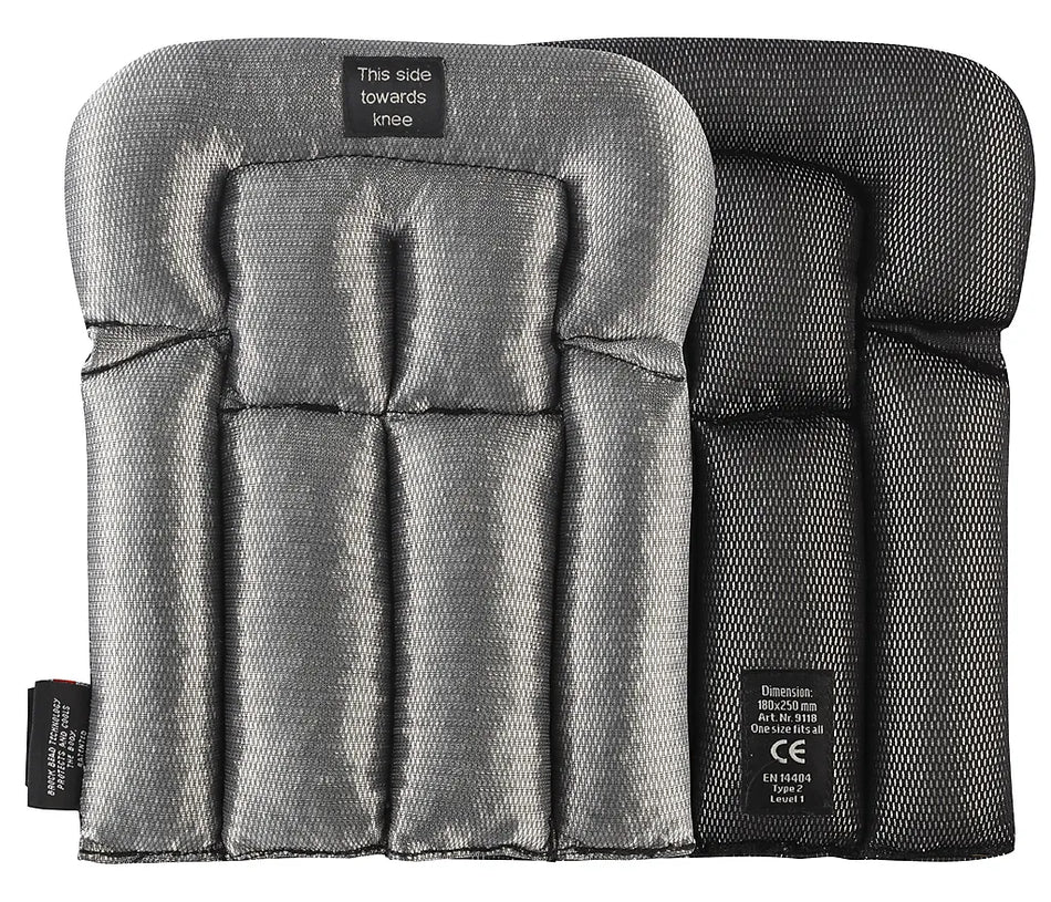 KNEPUTE 9118 SVART/ALU GULVLEGGER