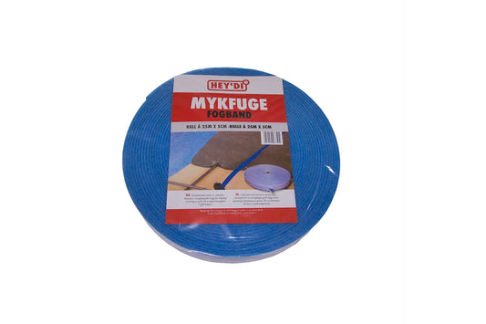 HEYDI MYKFUGE RULL 5CMX25M BLÅSELVKLEBENDE MYKFUGE