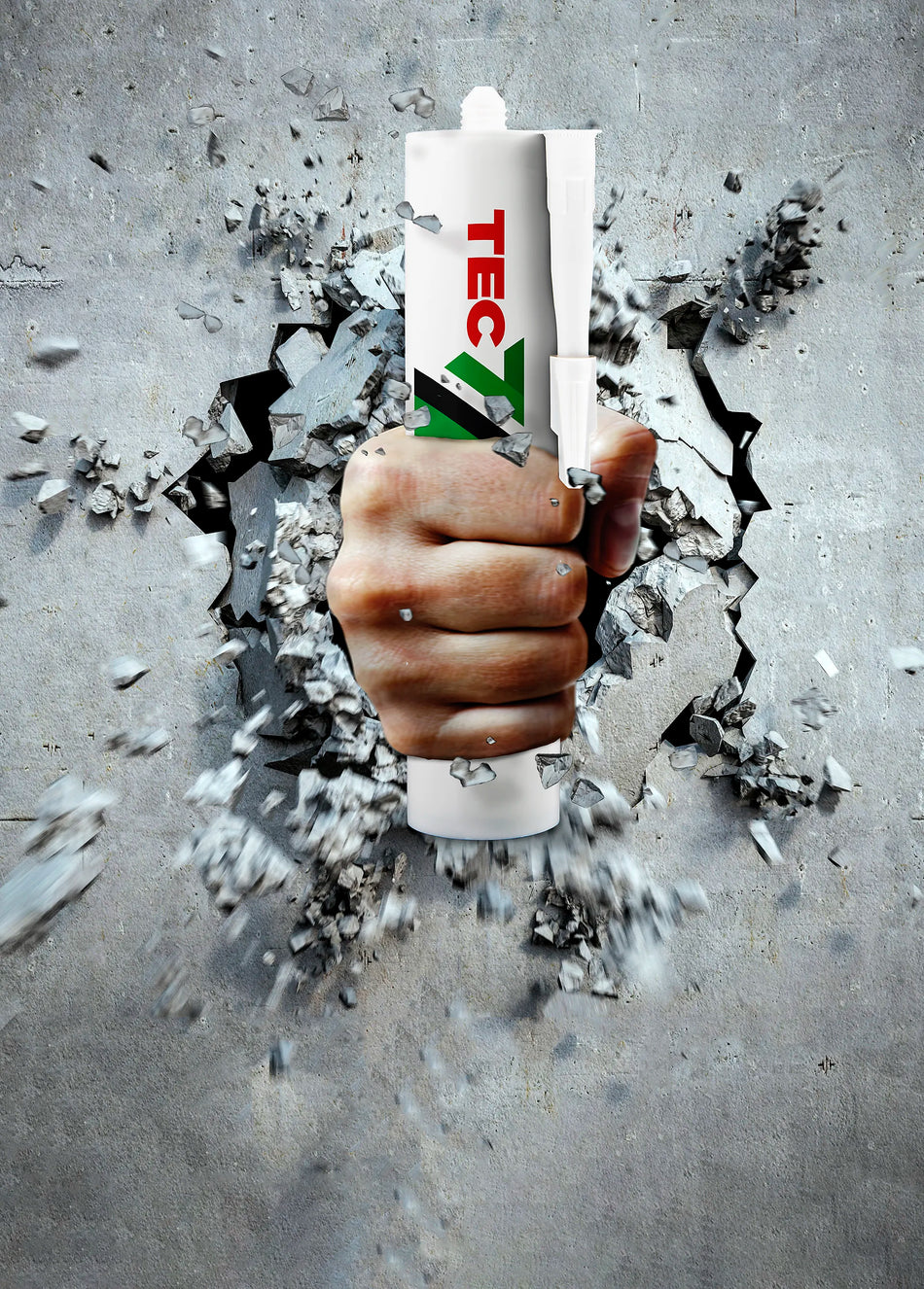 FUGEMASSE TEC7 HVIT 310 ML LIMER. FUGER. MONTERER OG REPA