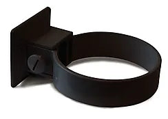 RØRKLAMMER PLAST 75MM SORT 2 STK SETT AV 2 STK.