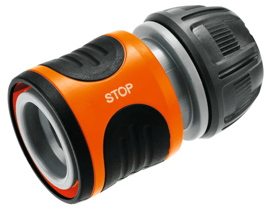 SLANGEKOBLING 1/2 MED STOPP GARDENA VANNSTOPPER 13 MM - 15