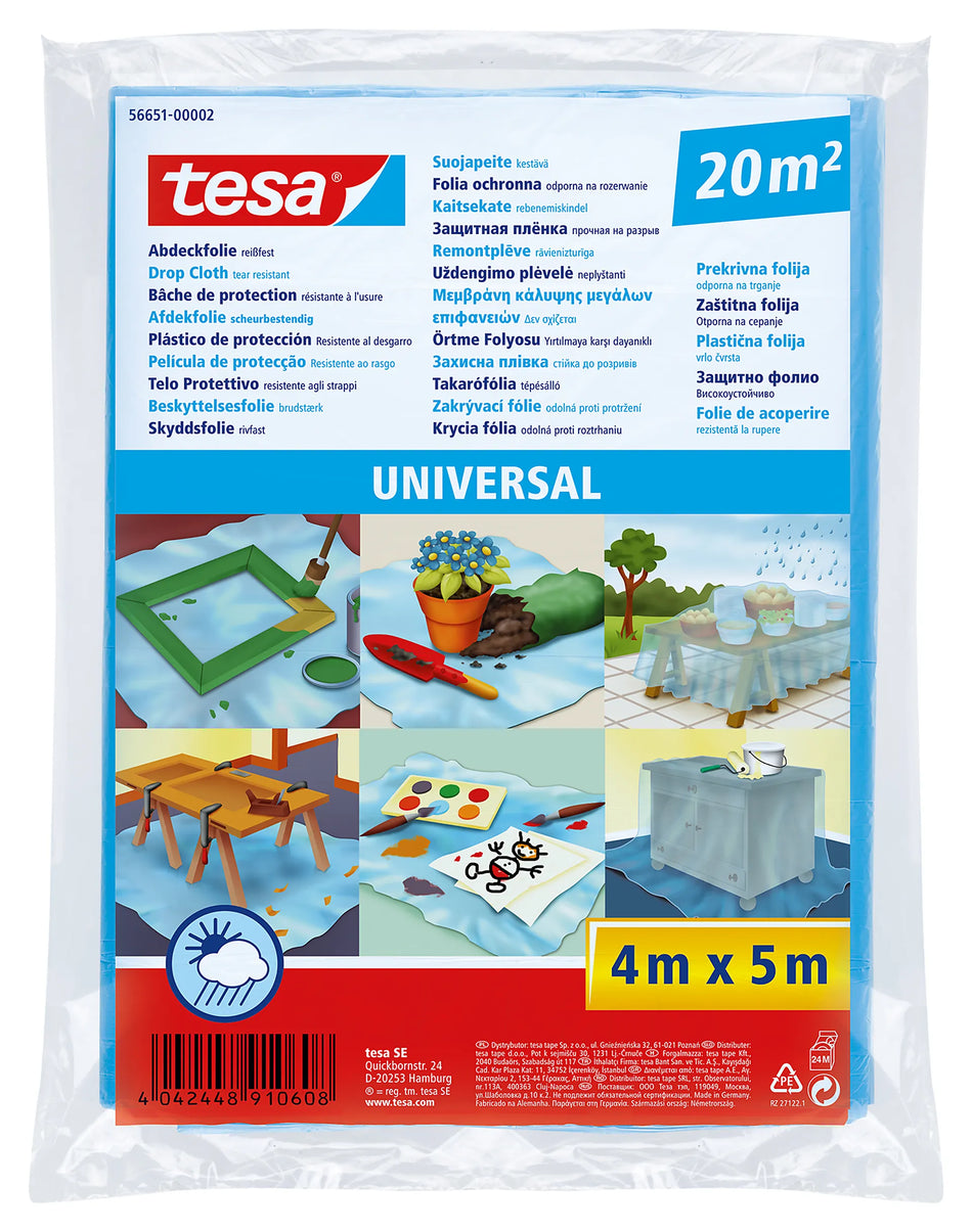 DEKKFOLIE UNIVERSAL 20M2 TESA