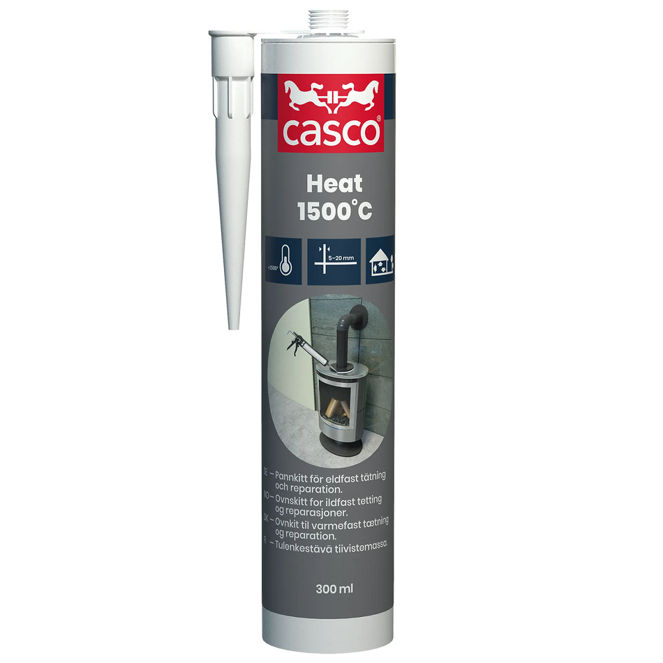 FUGEMASSE HEAT 1500 °C BLACK 300 ML CASCO