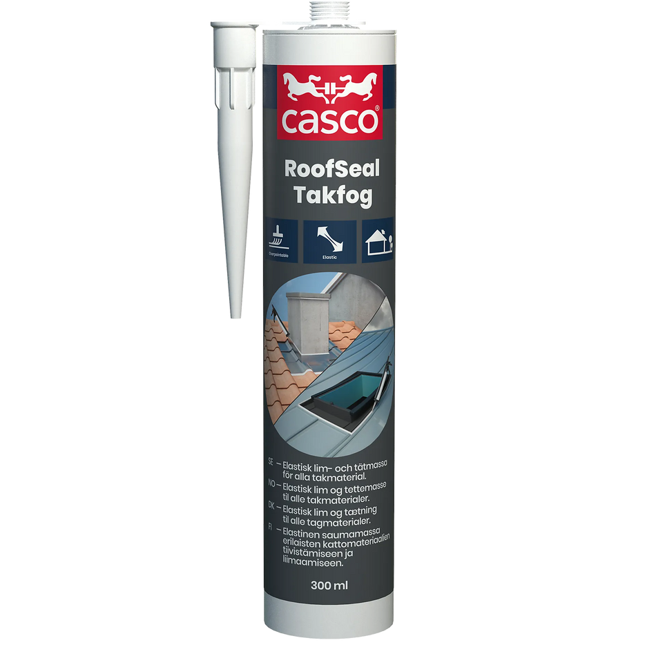 FUGEM CASCO ROOFSEAL BLACK 300 ML 300 ML CASCO SMP-BASERT TAK