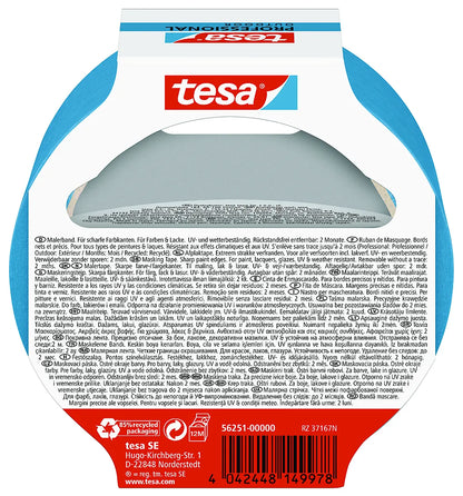 MALERTAPE OUTDOOR 25MX38MM BLÅ PROFESSIONAL