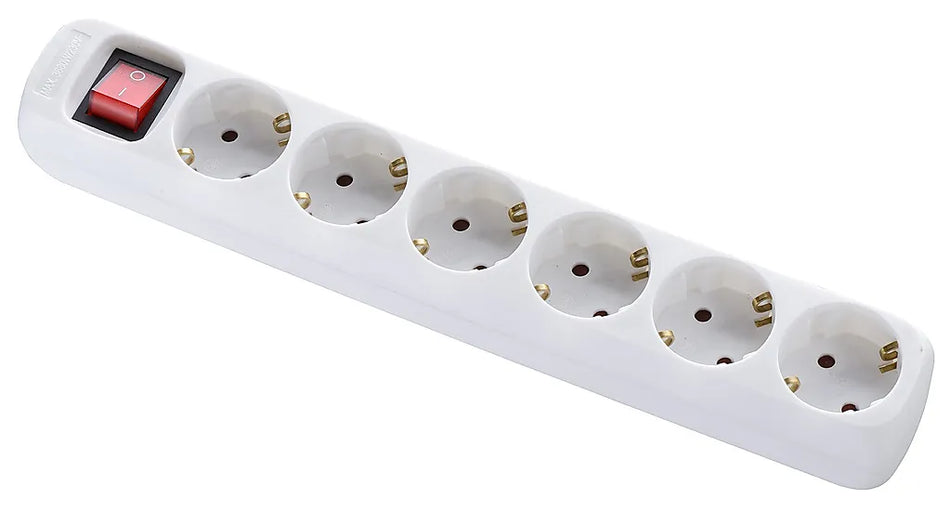 GRENKONTAKT 6 UTTAK 1.5M 1.0MM