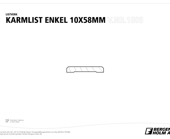 FURU 10X058X4400 KARMLIST MALT KARMLIST ENKEL MALT S0502-Y
