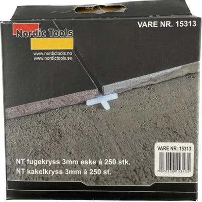 FUGEKRYSS 3MM NT ESKE A 250STK NORDIC TOOLS