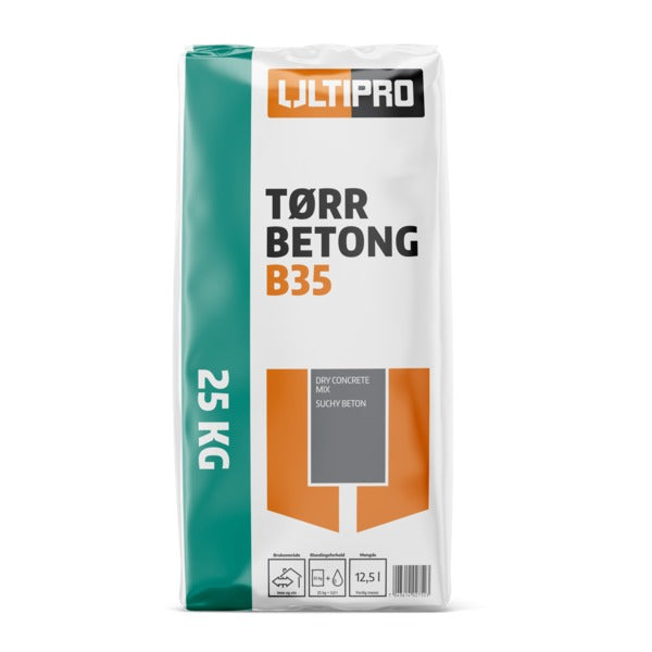 ULTIPRO TØRRBETONG B35 25KG F