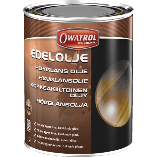 TREOLJE 1L HØYGLANS EDELOLJE OWATROL EDELOLJE 1L