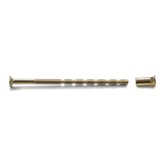 KAPPESKRUE SETT M4X75 PVD MESS SB HYLSE MED SEKSKA