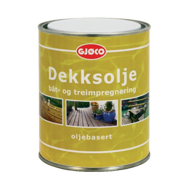 DEKKSOLJE 0.75L GJØCO