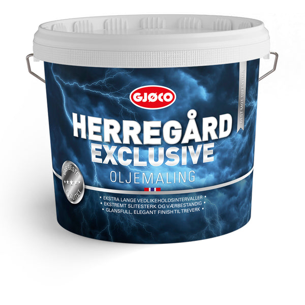 GJØCO EXCLUSIVE OLJEMA HVIT 4.5LHERREGÅRD