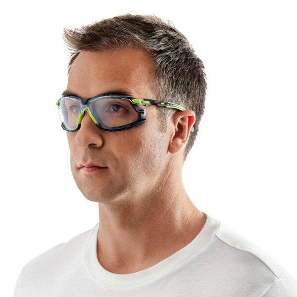 VERNEBRILLE ANTIDUGG GRØN/SORT KLAR SOLUS 1000 SCOTCHGARD COA