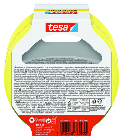 MALERTAPE 25MX25MM 2PK GUL PROFESSIONAL INNENDØRS 2-PAKNI
