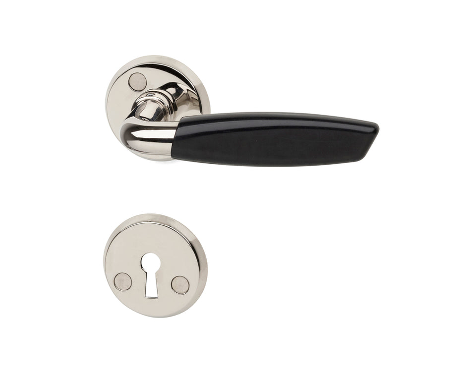 DØRVRIDER A130 INNV SORT/NIKKEL PP SORT PLAST/FORN