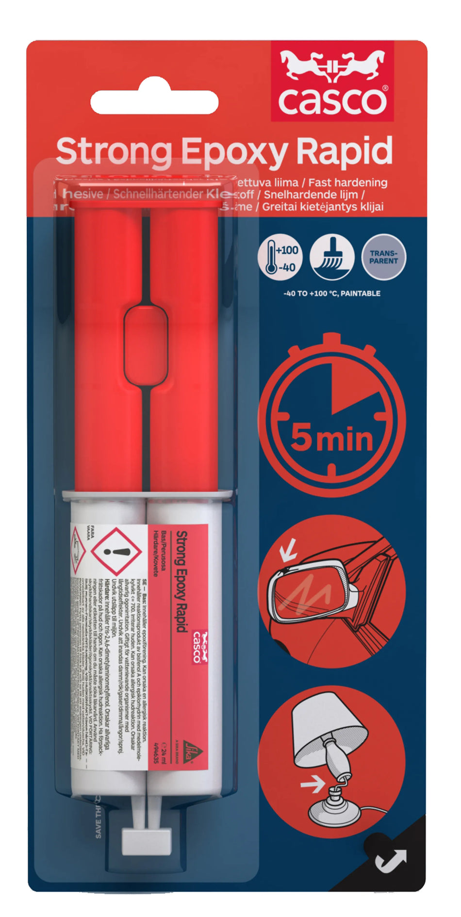 LIM CASCO STRONG RAPID 2 X 12 ML EPOXYLIM