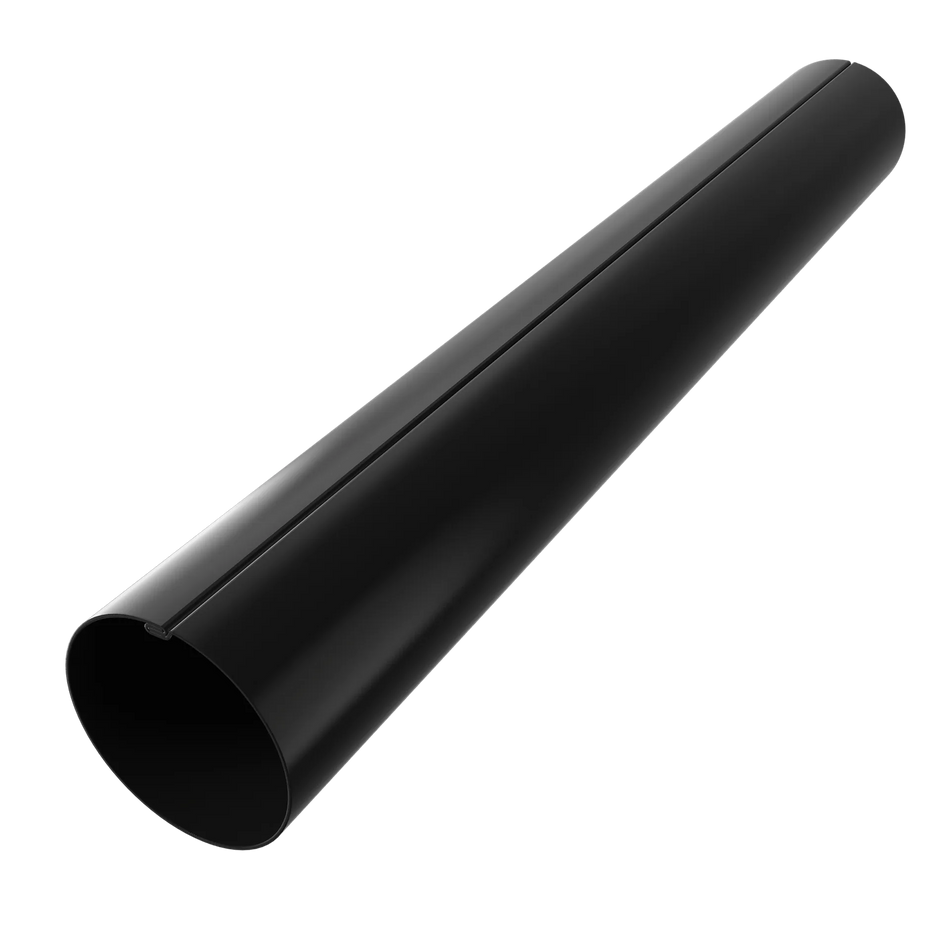 NEDLØPSRØR 70 MM LGD 3M SORT GRØVIK N70K